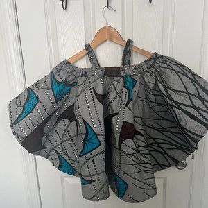 Off shoulder waist summer top